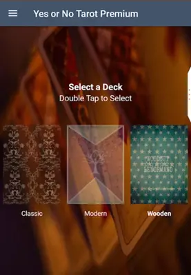 Yes or No Tarot android App screenshot 0