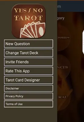 Yes or No Tarot android App screenshot 1